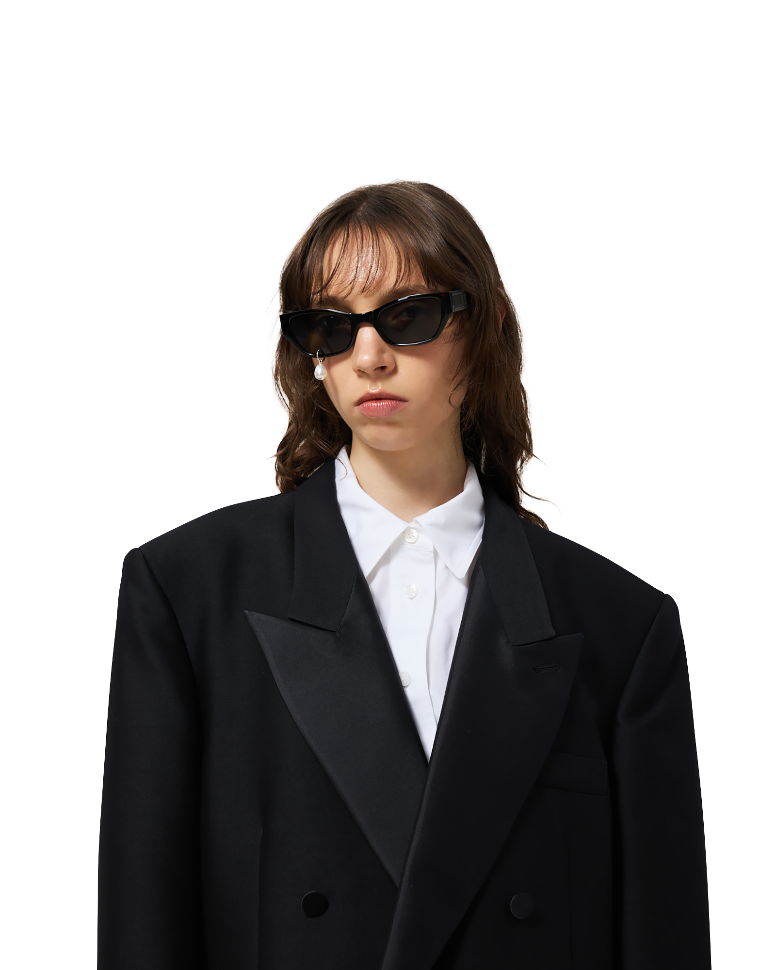 Kimhe Kim - Pearl Tear Cat-Eye Sunglasses (Black) product image 12 | TRAB K-Fashion Australia