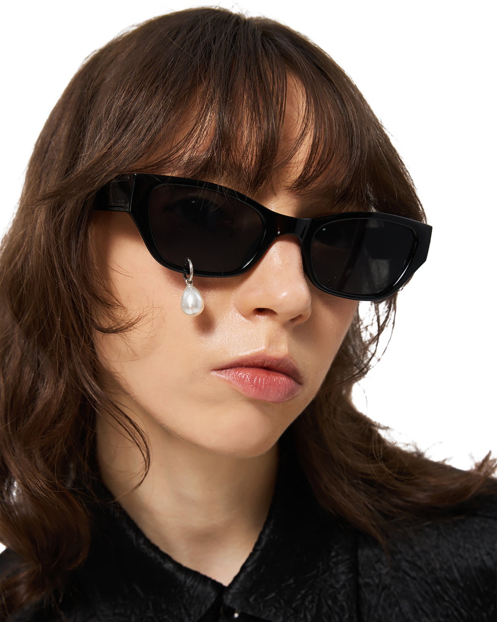 Kimhe Kim - Pearl Tear Cat-Eye Sunglasses (Black) product image 14 | TRAB K-Fashion Australia