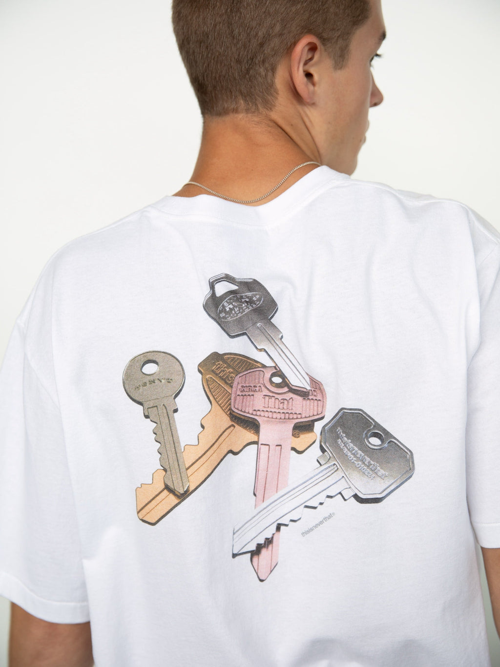 thisisneverthat - Key Bundle Tee (White) product image 5 | TRAB K-Fashion Australia