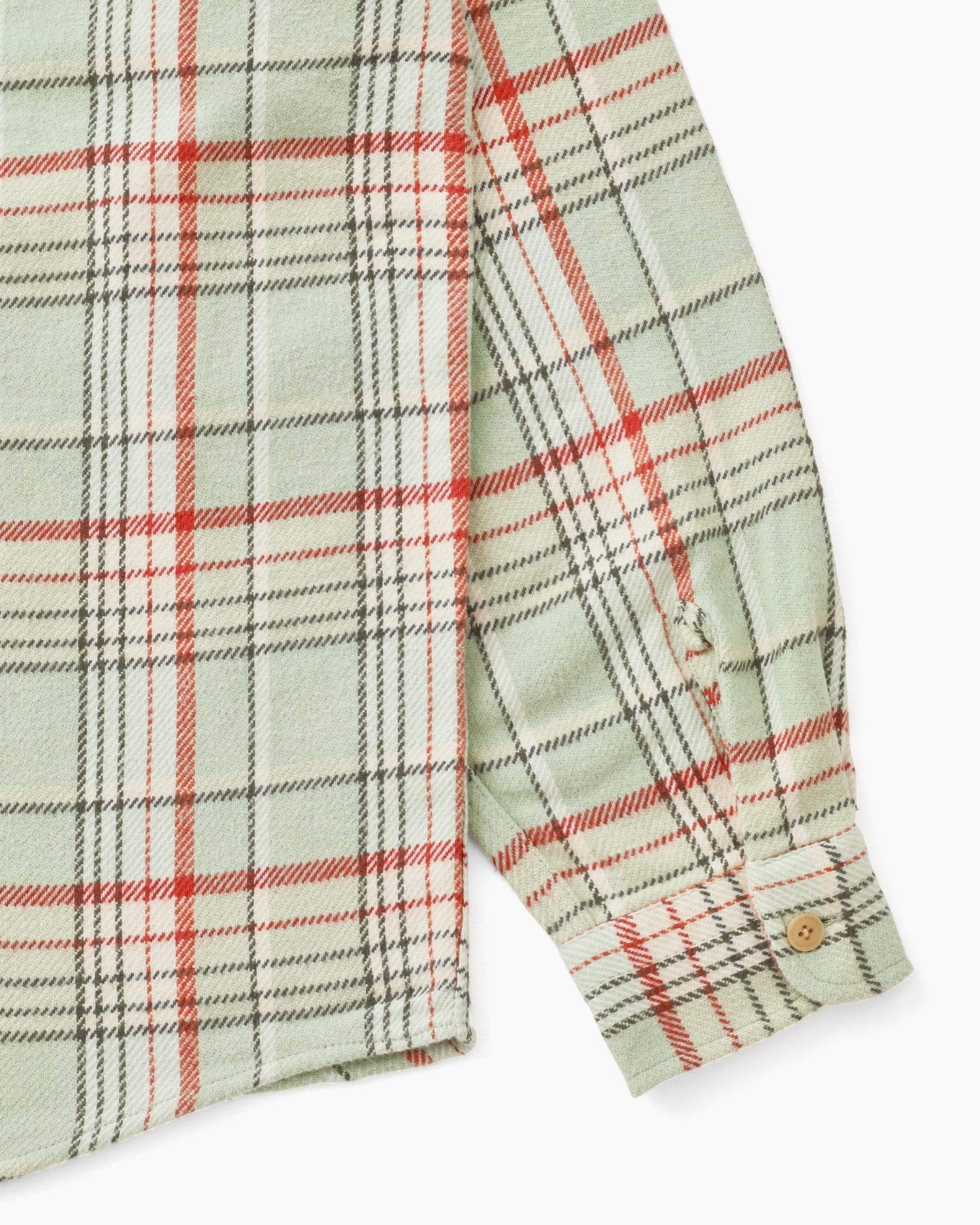 Khakis - Brushed Plaid Shirt Pale (Green) product image 4 | TRAB K-Fashion Australia