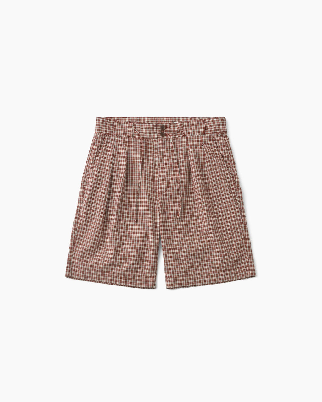 Khakis - Check Tyler Short (Burgundy) product image 1 | TRAB K-Fashion Australia