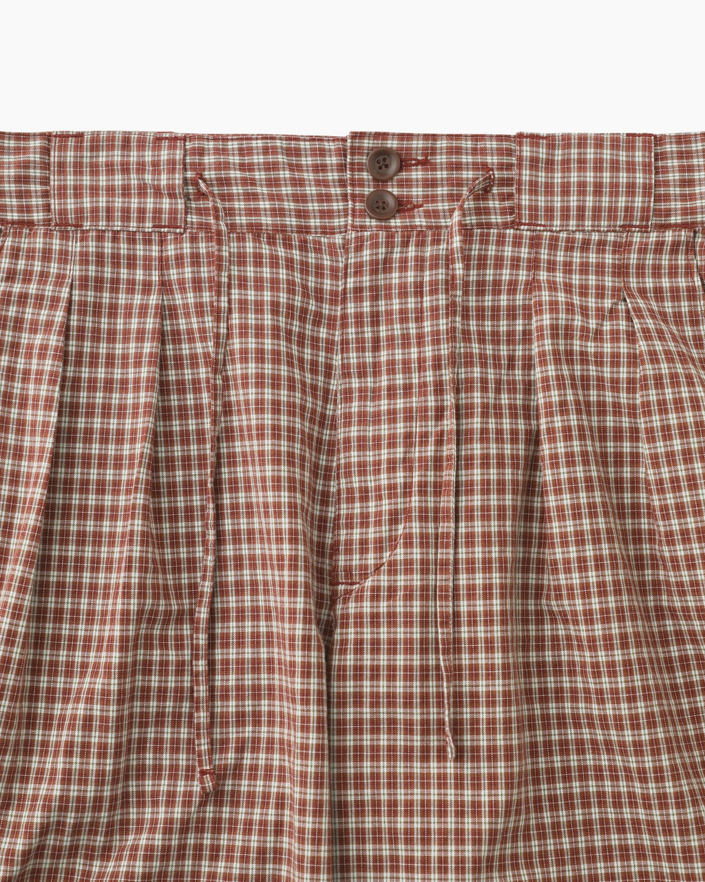 Khakis - Check Tyler Short (Burgundy) product image 2 | TRAB K-Fashion Australia