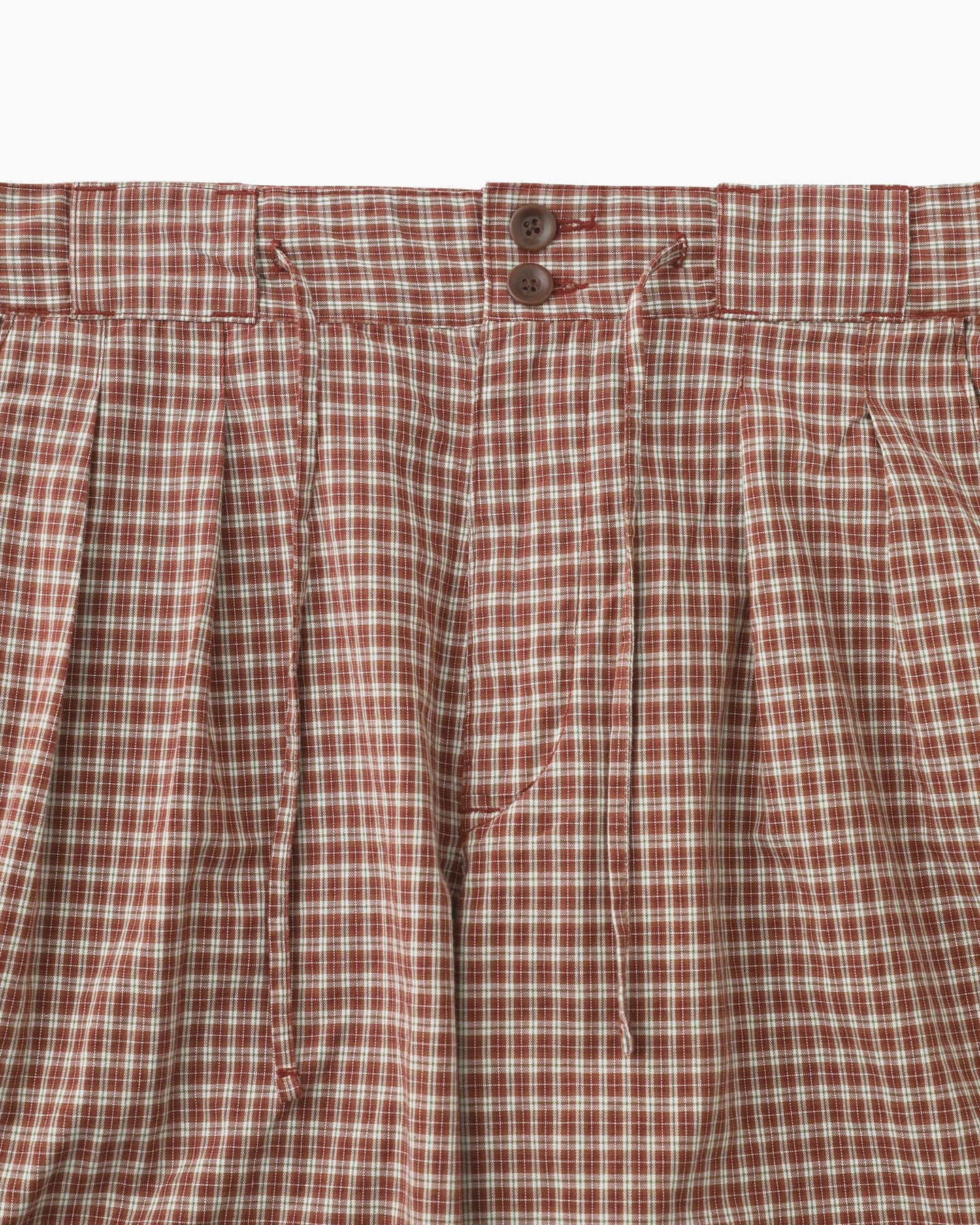 Khakis - Check Tyler Short (Burgundy) product image 2 | TRAB K-Fashion Australia