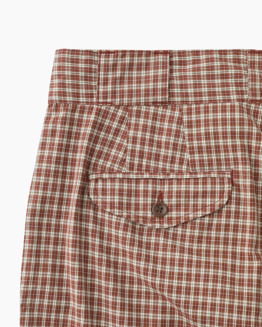 Khakis - Check Tyler Short (Burgundy) product image 3 | TRAB K-Fashion Australia