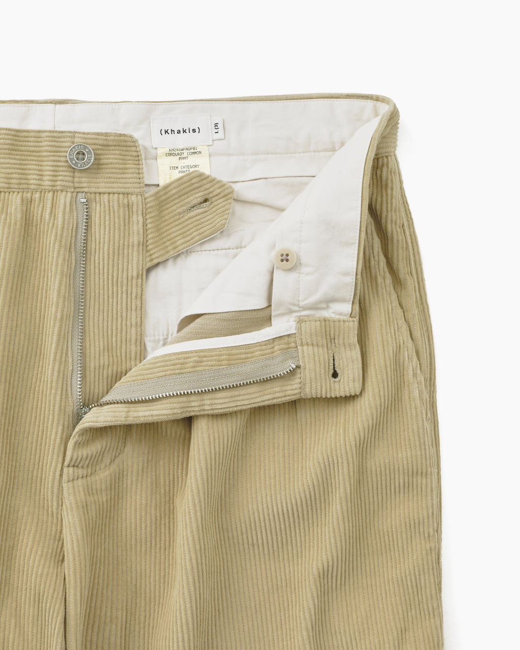 Khakis - Corduroy Common Pant Light (Khaki) product image 3 | TRAB K-Fashion Australia