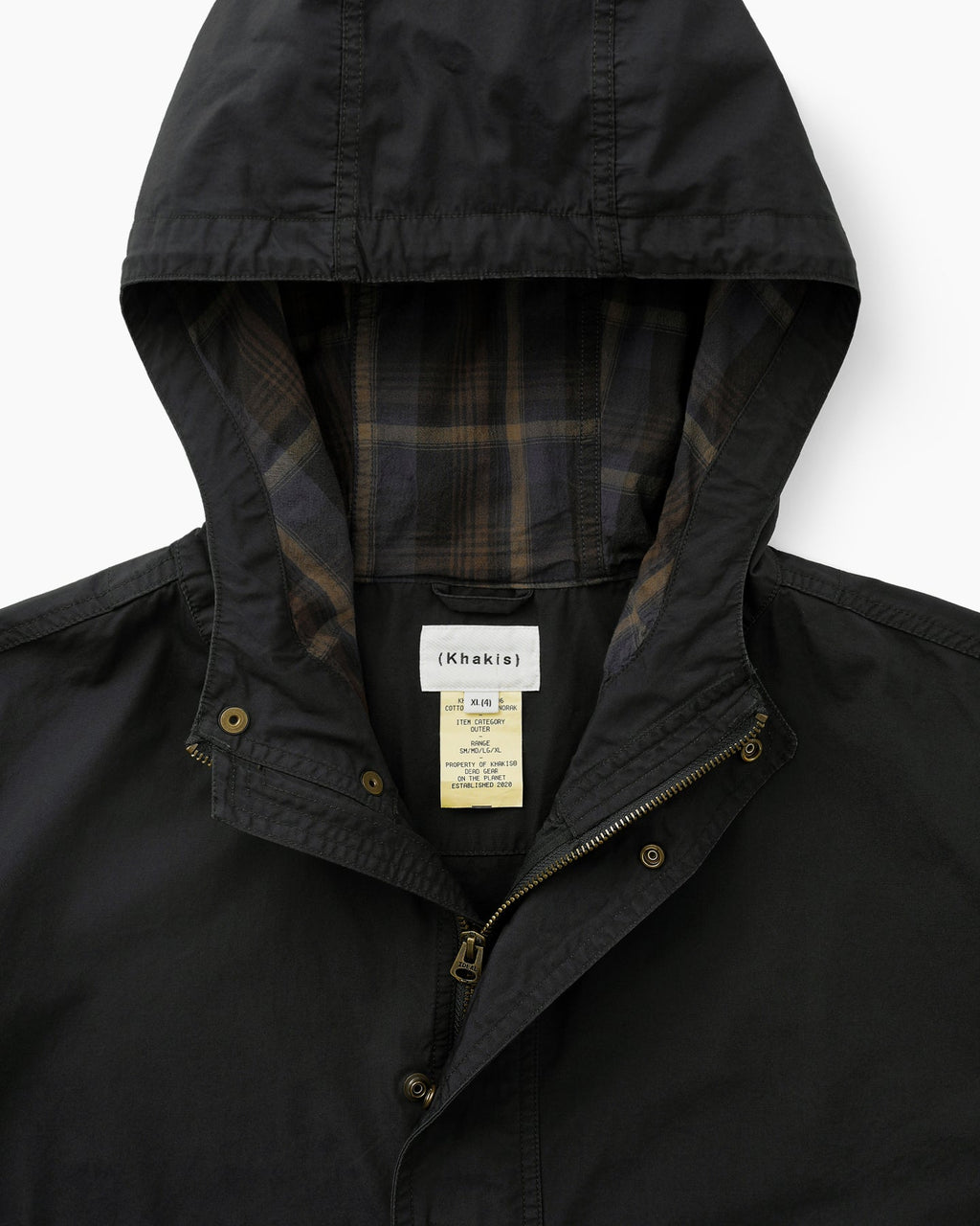 Khakis - Cotton Smock Anorak (Black) product image 2 | TRAB K-Fashion Australia