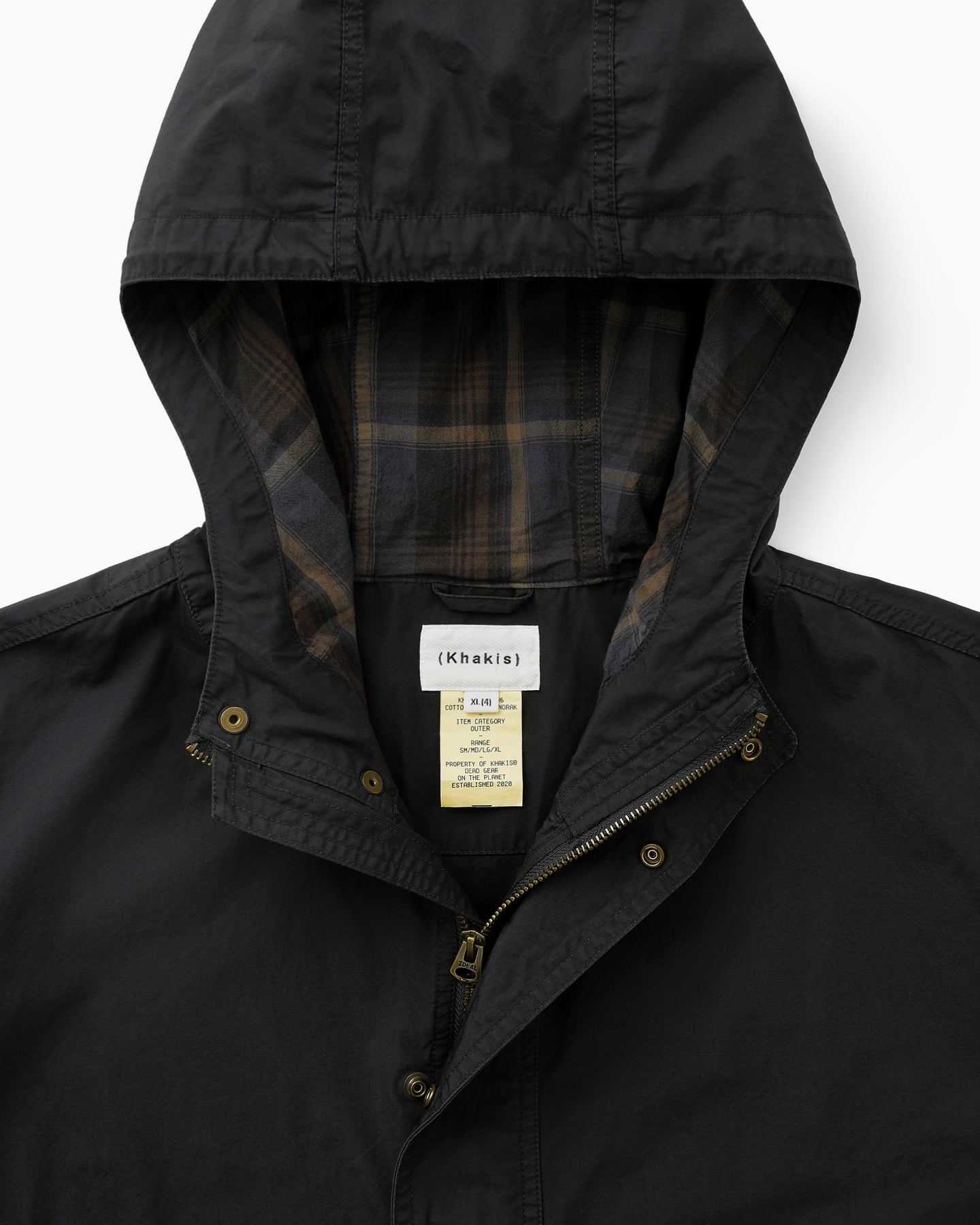 Khakis - Cotton Smock Anorak (Black) product image 2 | TRAB K-Fashion Australia