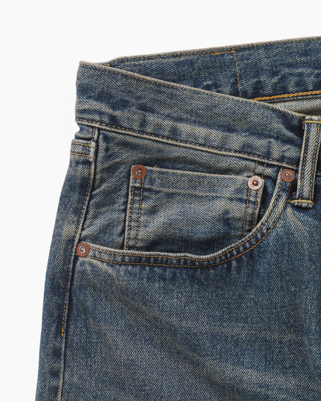 Khakis - Croft Relaxed Jean (Mid Blue) product image 3 | TRAB K-Fashion Australia