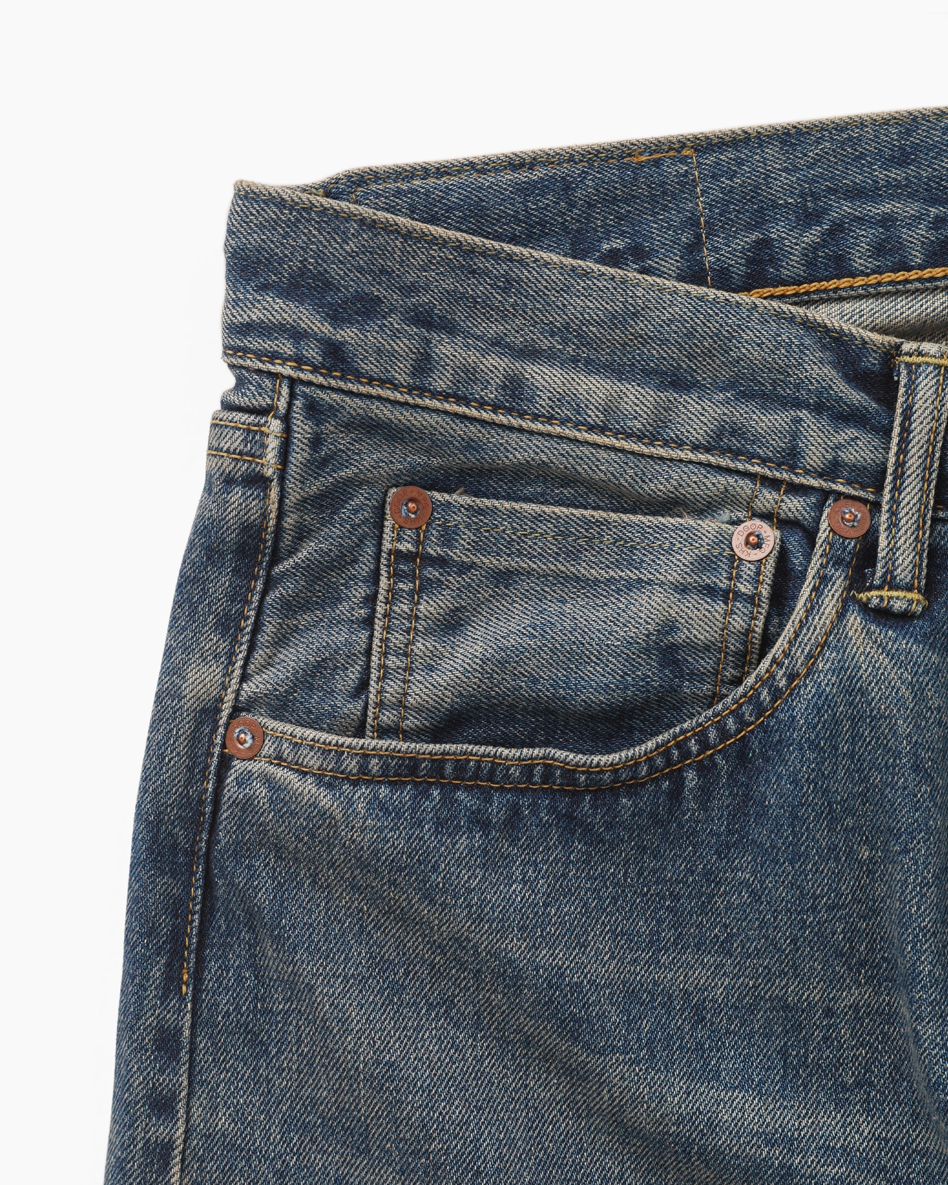 Khakis - Croft Relaxed Jean (Mid Blue) product image 3 | TRAB K-Fashion Australia
