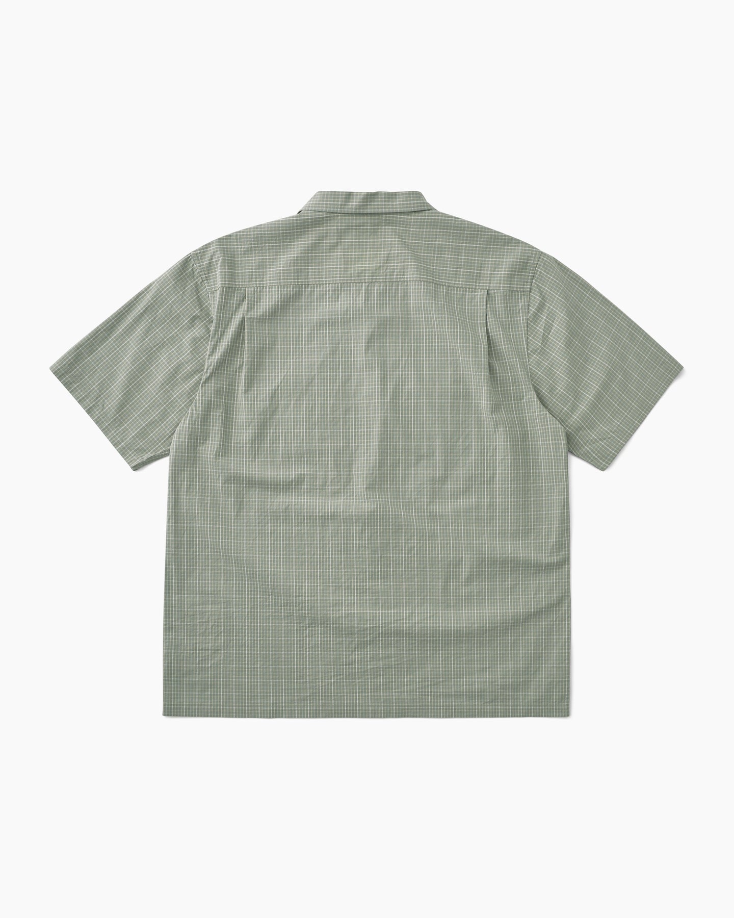 Khakis - Cross Open Collar S/S Shirt (Sage) product image 4 | TRAB K-Fashion Australia