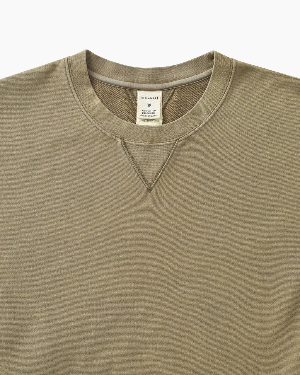 Khakis - Dyed Stock Crewneck (Mud) product image 2 | TRAB K-Fashion Australia