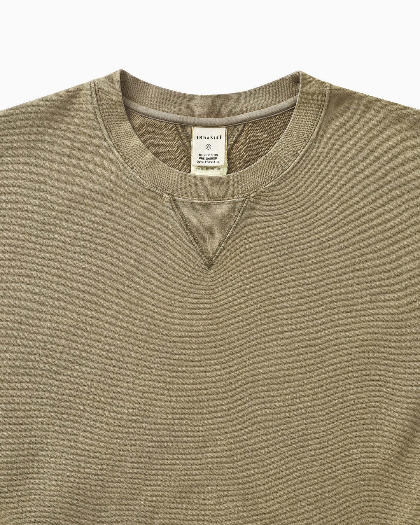Khakis - Dyed Stock Crewneck (Mud) product image 2 | TRAB K-Fashion Australia
