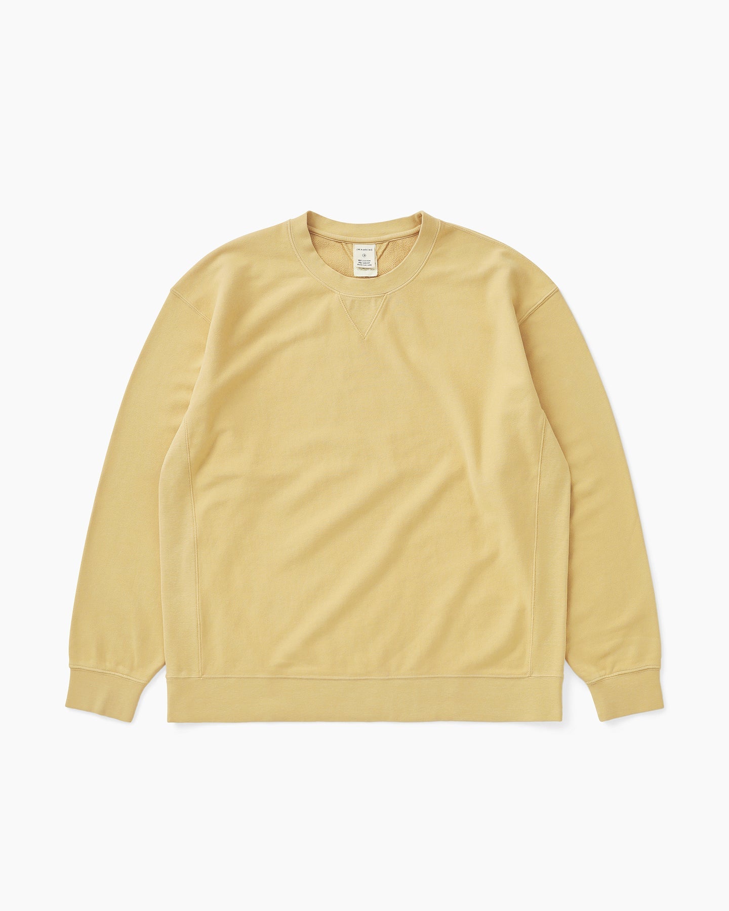 Khakis - Dyed Stock Crewneck (Pale Yellow) product image 1 | TRAB K-Fashion Australia