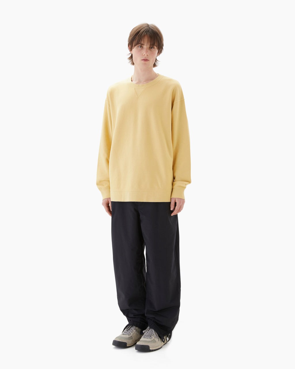 Khakis - Dyed Stock Crewneck (Pale Yellow) product image 5 | TRAB K-Fashion Australia