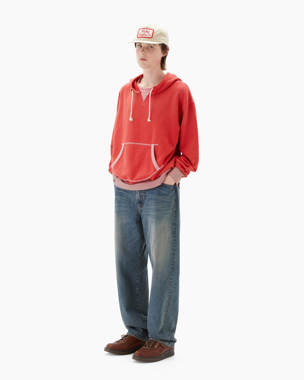 Khakis - Faded Game Hoodie (Red) product image 5 | TRAB K-Fashion Australia