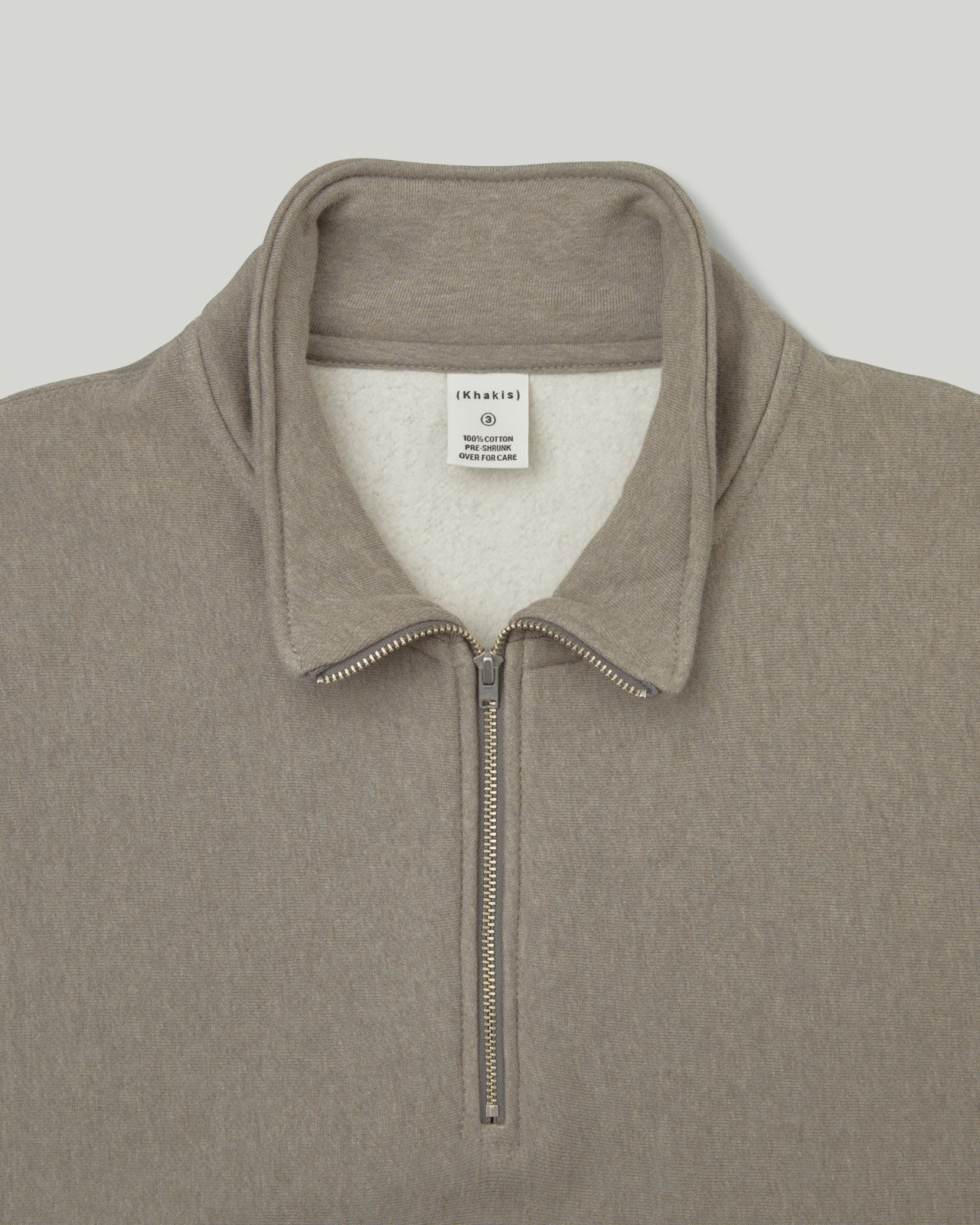 Khakis - Half Zip Pocket Pullover (Sage) product image 3 | TRAB K-Fashion Australia