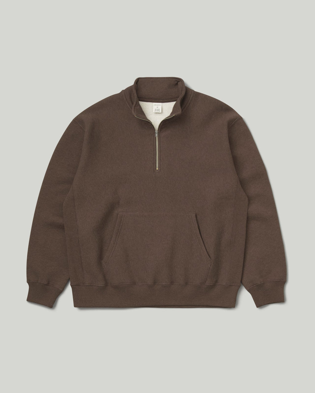 Khakis - Half Zip Pocket Pullover (Brown) product image 1 | TRAB K-Fashion Australia