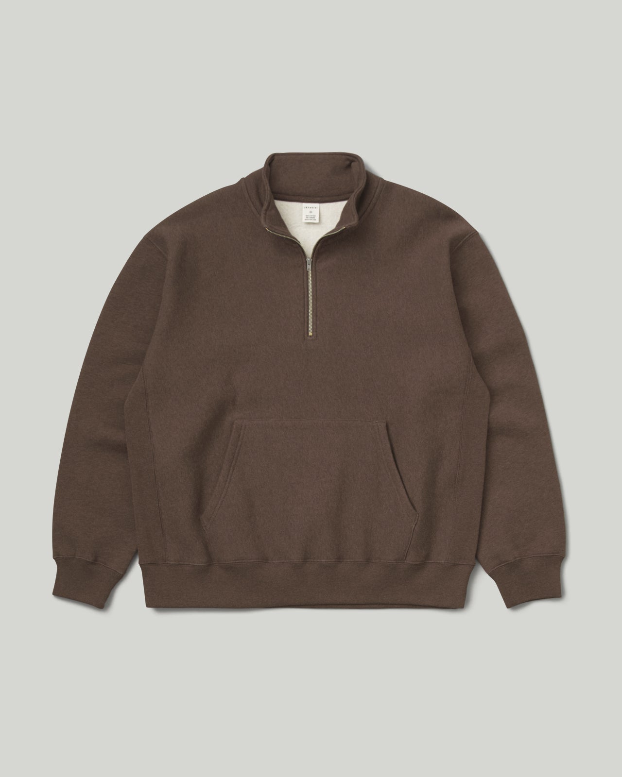 Khakis - Half Zip Pocket Pullover (Brown) product image 1 | TRAB K-Fashion Australia