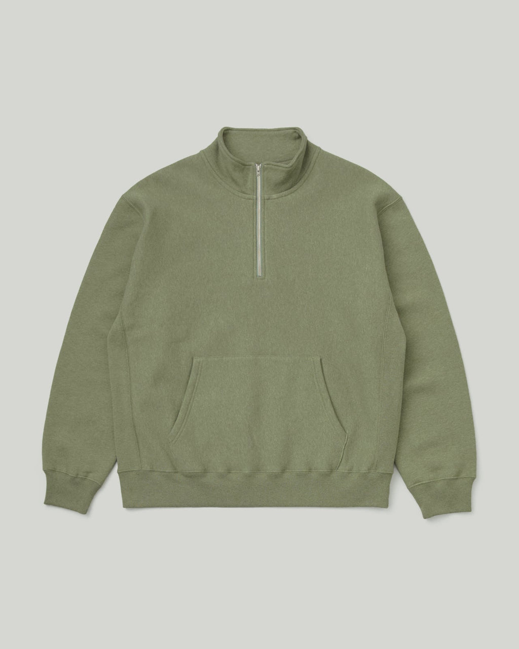 Khakis - Half Zip Pocket Pullover (Green) product image 1 | TRAB K-Fashion Australia