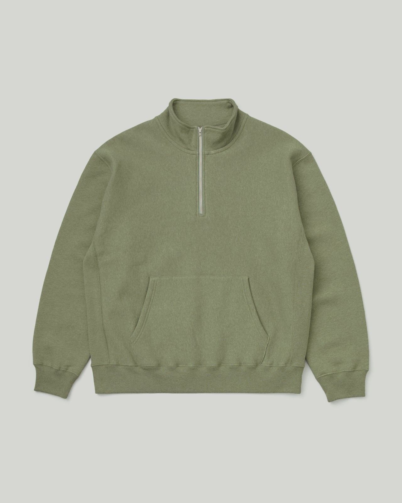 Khakis - Half Zip Pocket Pullover (Green) product image 1 | TRAB K-Fashion Australia