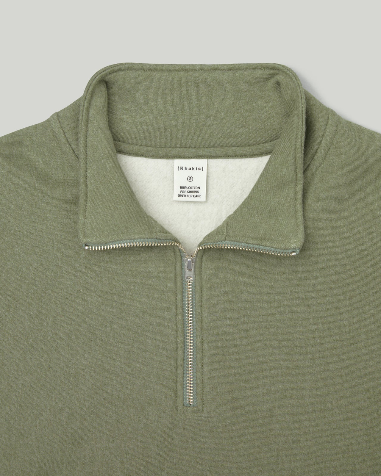 Khakis - Half Zip Pocket Pullover (Green) product image 2 | TRAB K-Fashion Australia