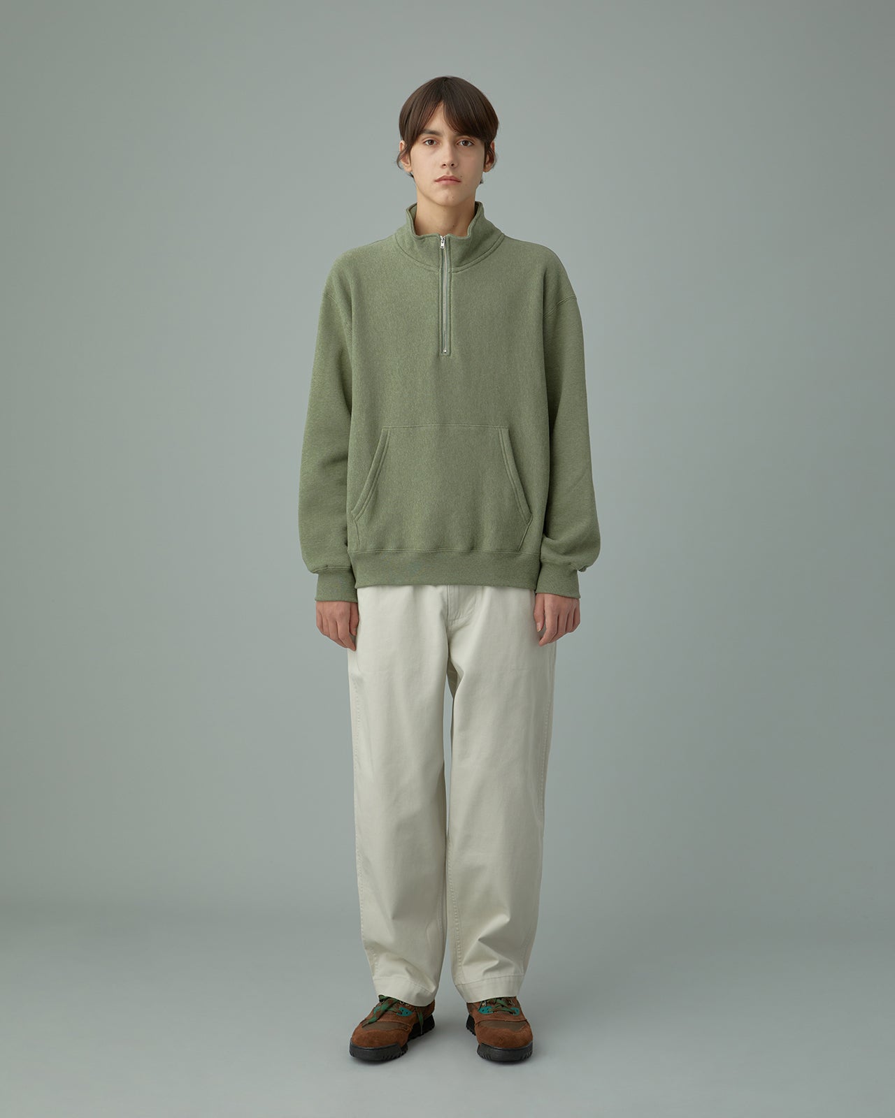 Khakis - Half Zip Pocket Pullover (Green) product image 6 | TRAB K-Fashion Australia