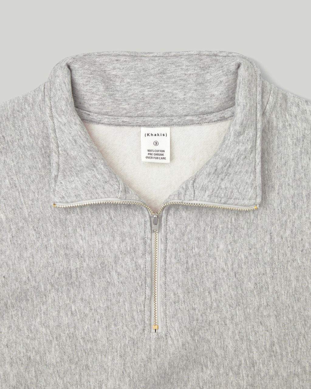 Khakis - Half Zip Pocket Pullover (Grey) product image 2 | TRAB K-Fashion Australia