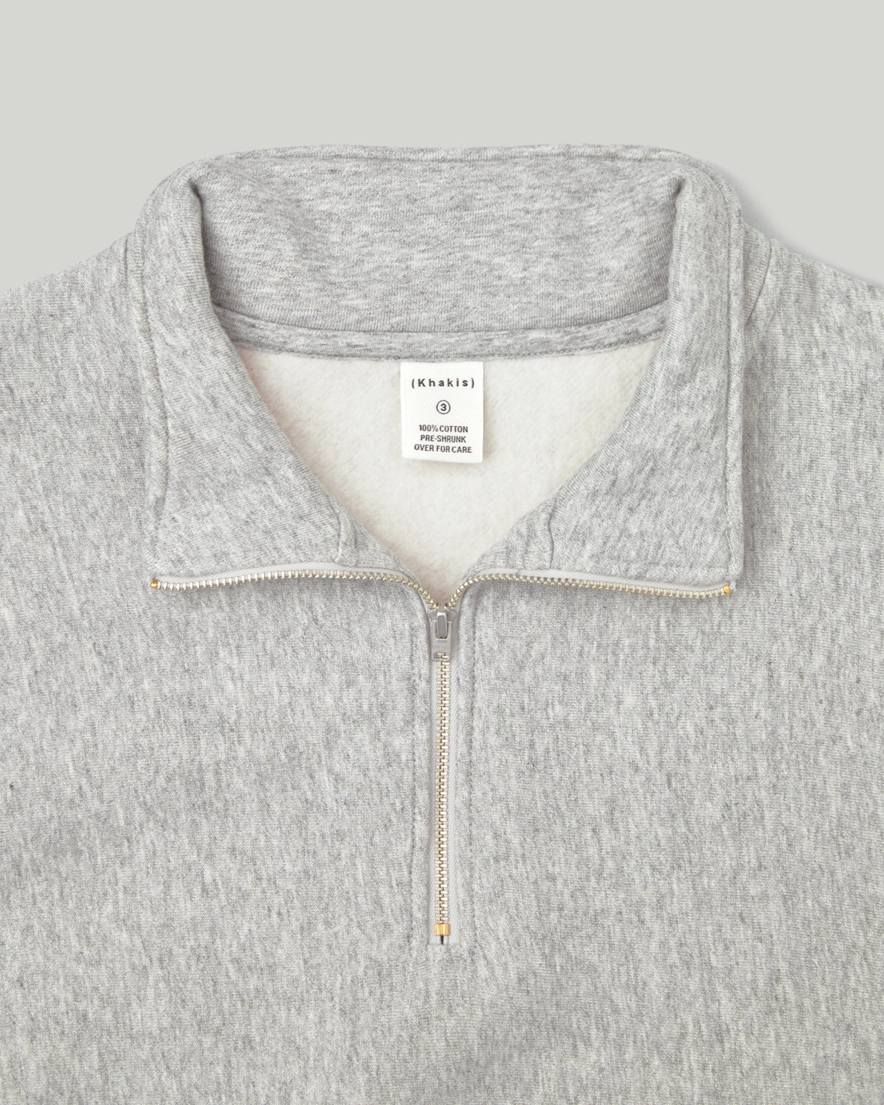 Khakis - Half Zip Pocket Pullover (Grey) product image 2 | TRAB K-Fashion Australia