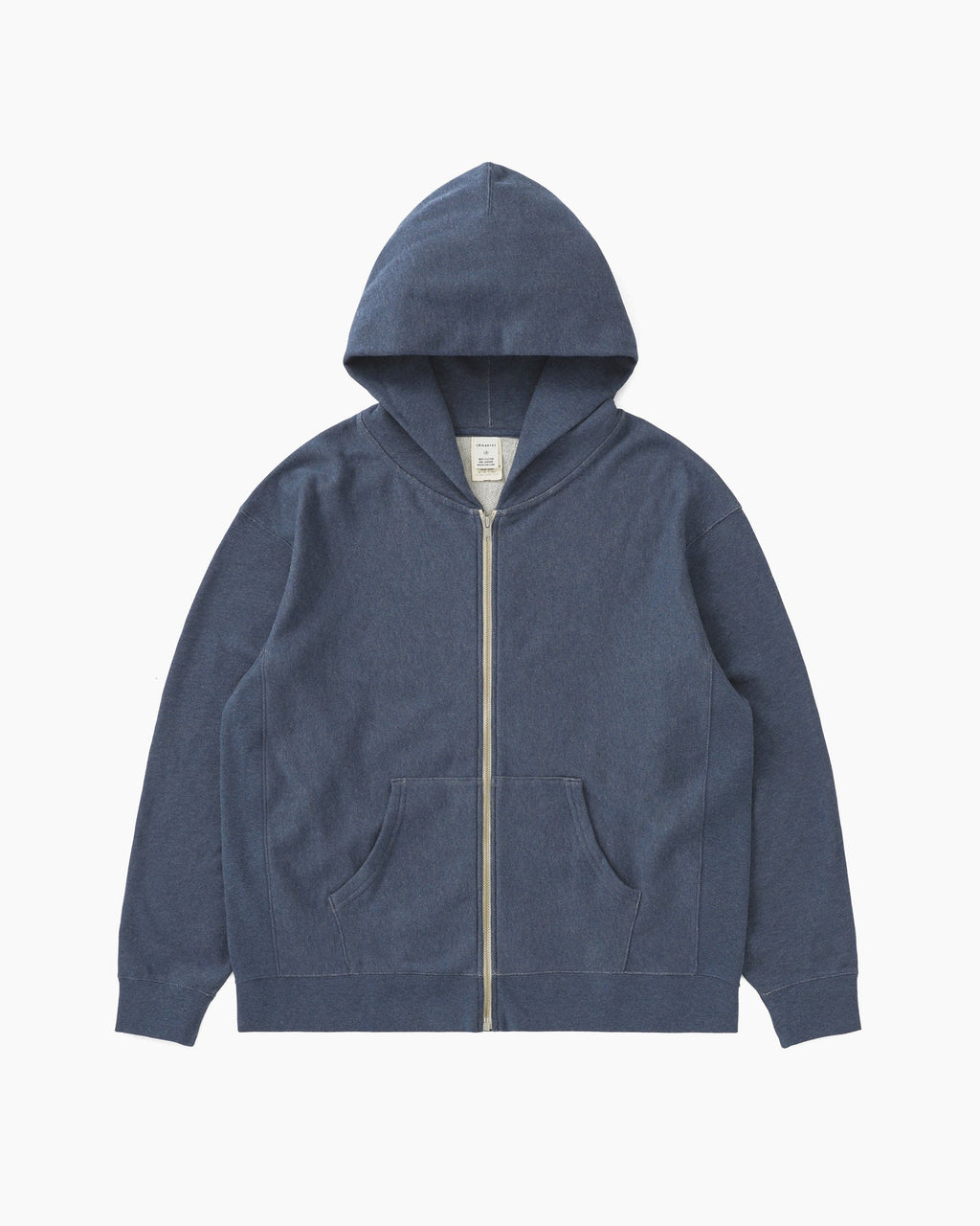Khakis - Heather Full Zip Hoodie (Blue) product image 1 | TRAB K-Fashion Australia