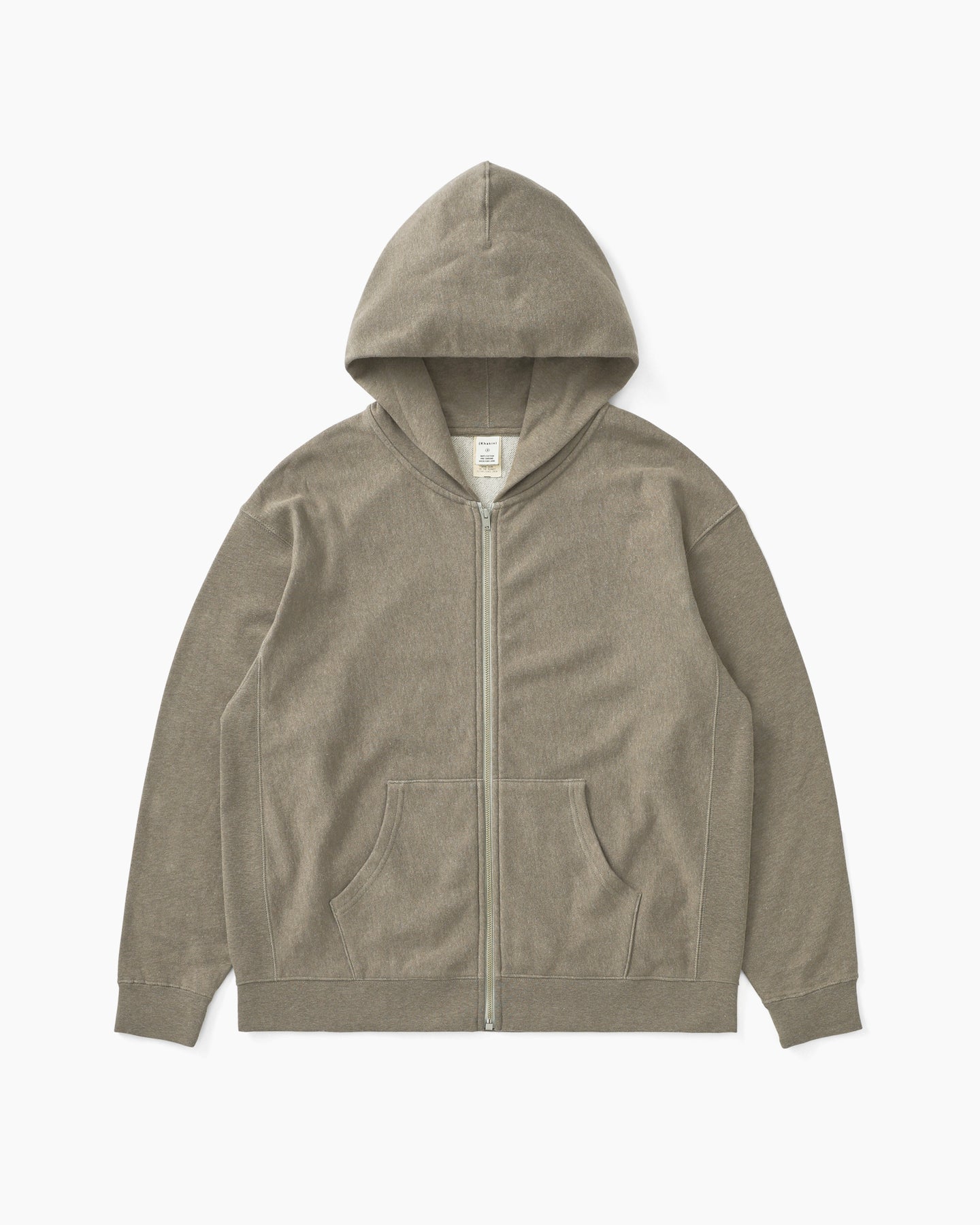 Khakis - Heather Full Zip Hoodie (Sage) product image 1 | TRAB K-Fashion Australia