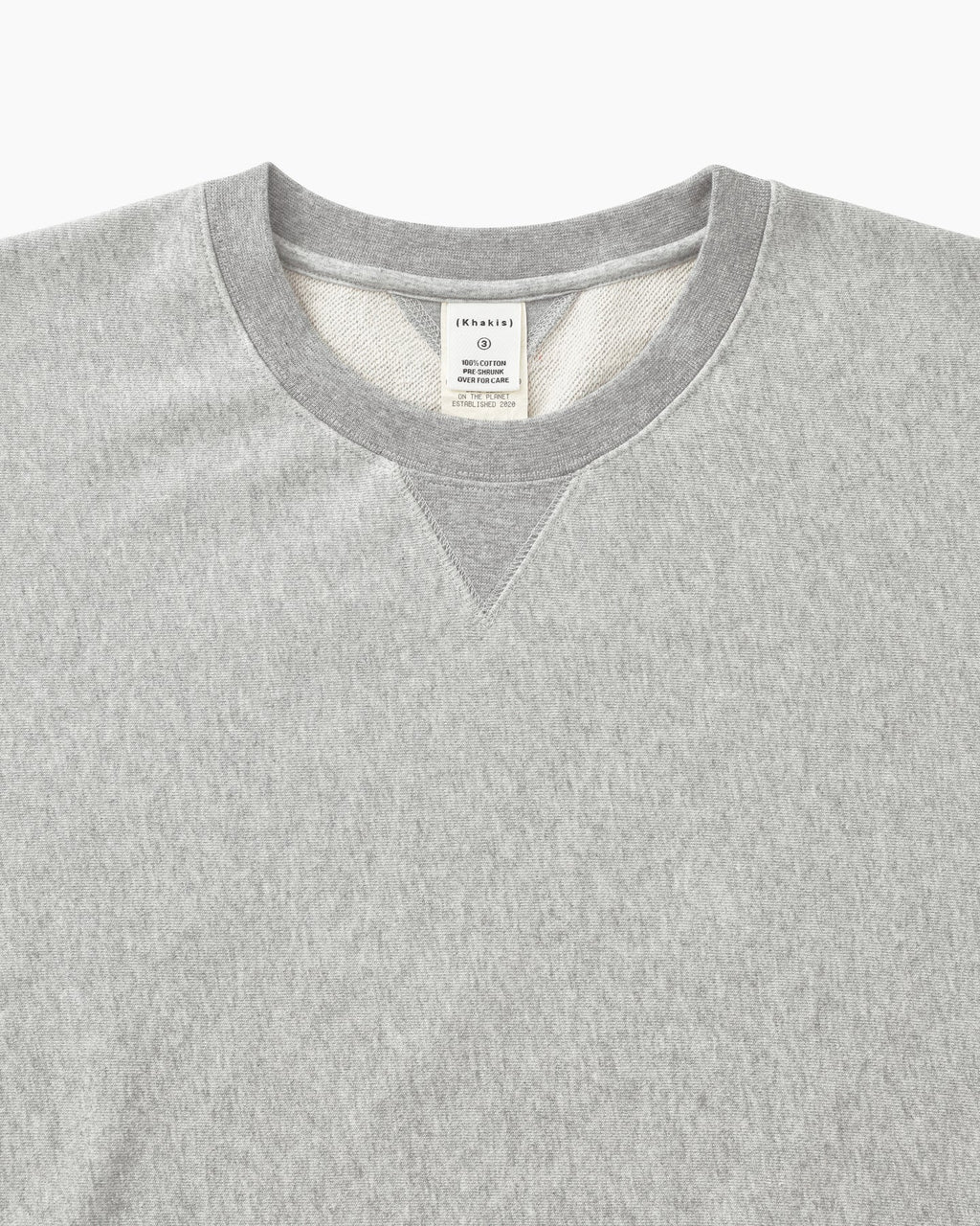 Khakis - Heather Stock Crewneck Campus (Grey) product image 2 | TRAB K-Fashion Australia