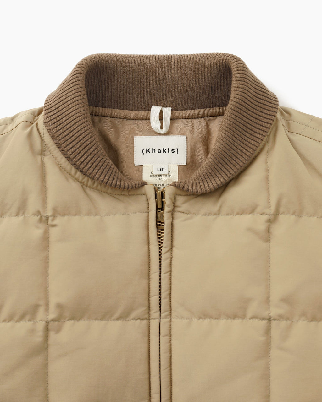 Khakis - Highland Down Jacket (Tan) product image 2 | TRAB K-Fashion Australia