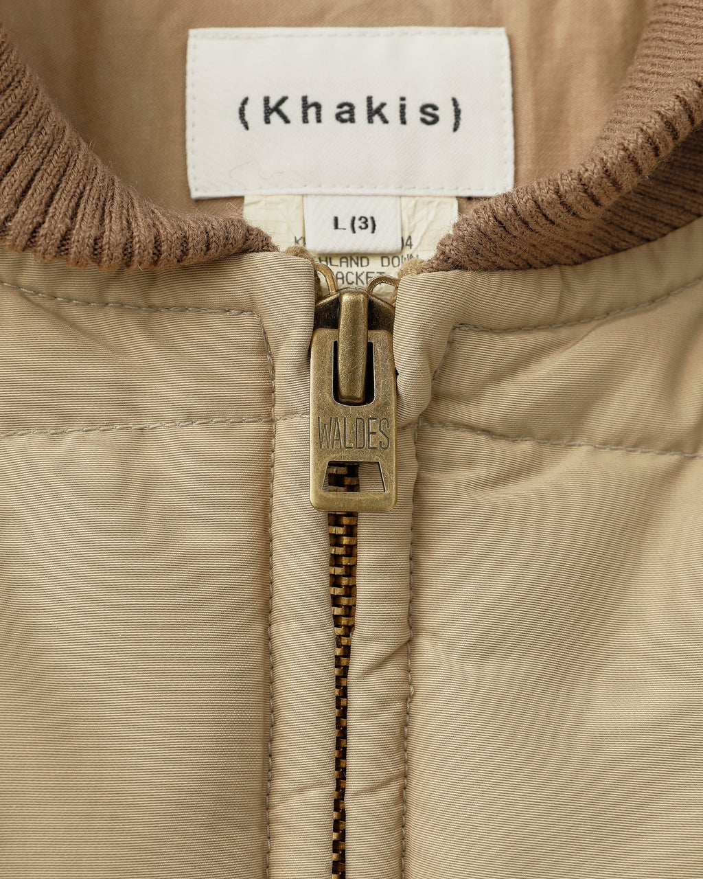 Khakis - Highland Down Jacket (Tan) product image 3 | TRAB K-Fashion Australia