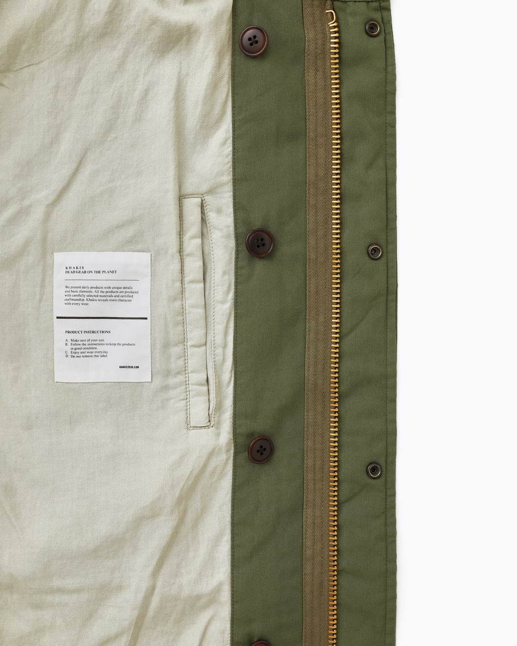 Khakis - M65 Field Parka (Olive Drab) product image 5 | TRAB K-Fashion Australia