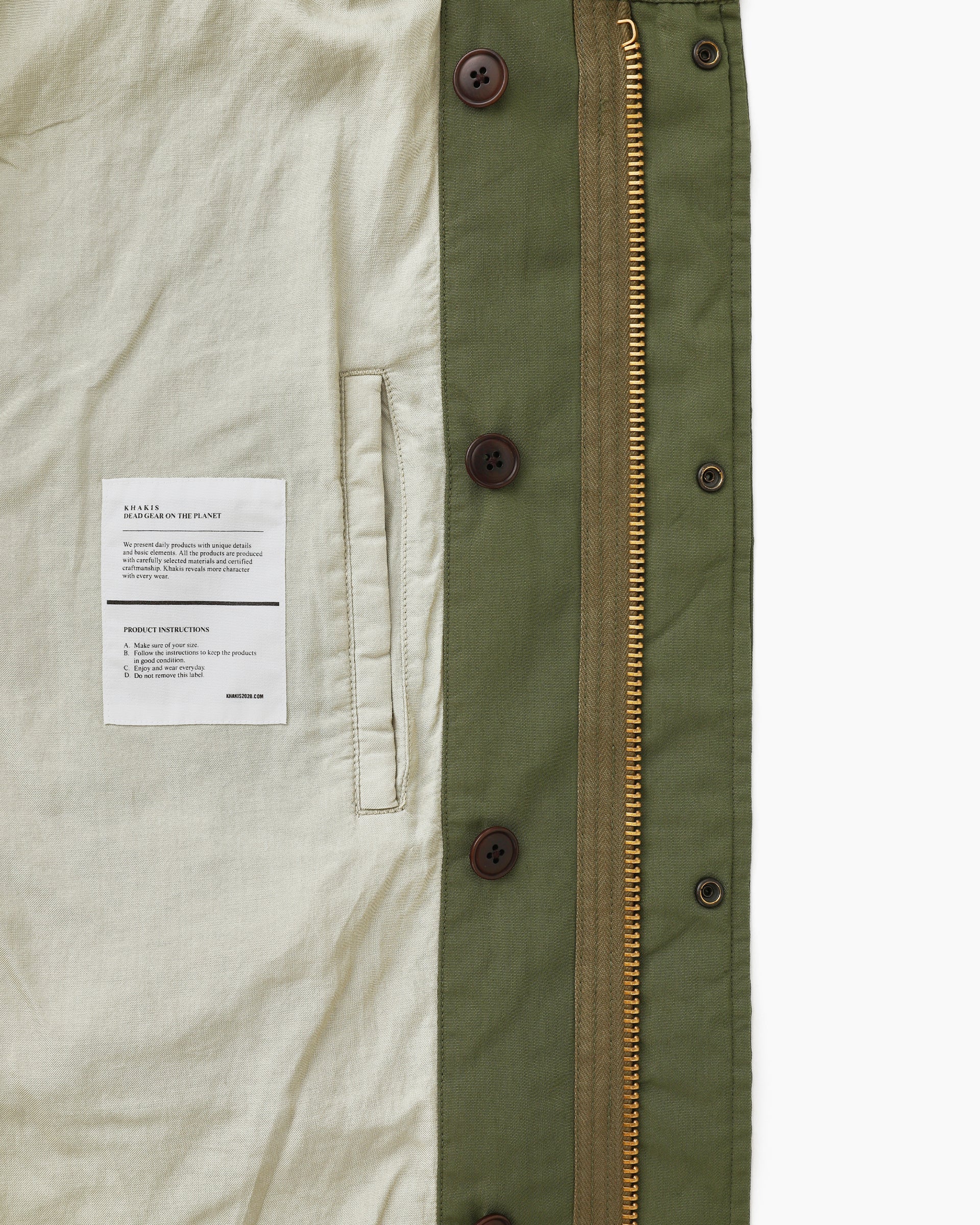 Khakis - M65 Field Parka (Olive Drab) product image 5 | TRAB K-Fashion Australia