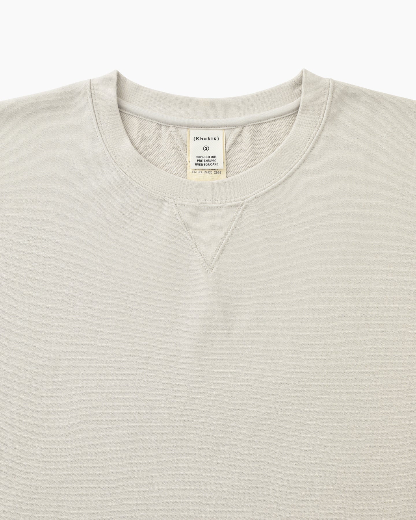 Khakis - O.D Easy Crewneck (Natural) product image 2 | TRAB K-Fashion Australia