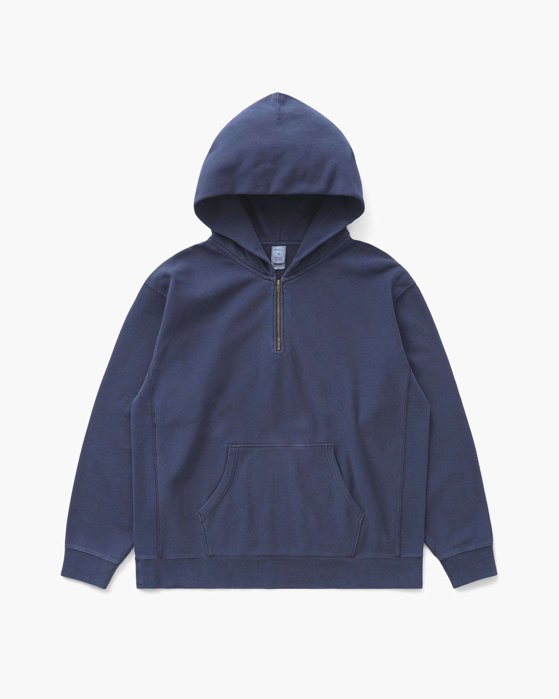 Khakis - O.D Easy Zip Hoodie Indigo (Blue) product image 1 | TRAB K-Fashion Australia