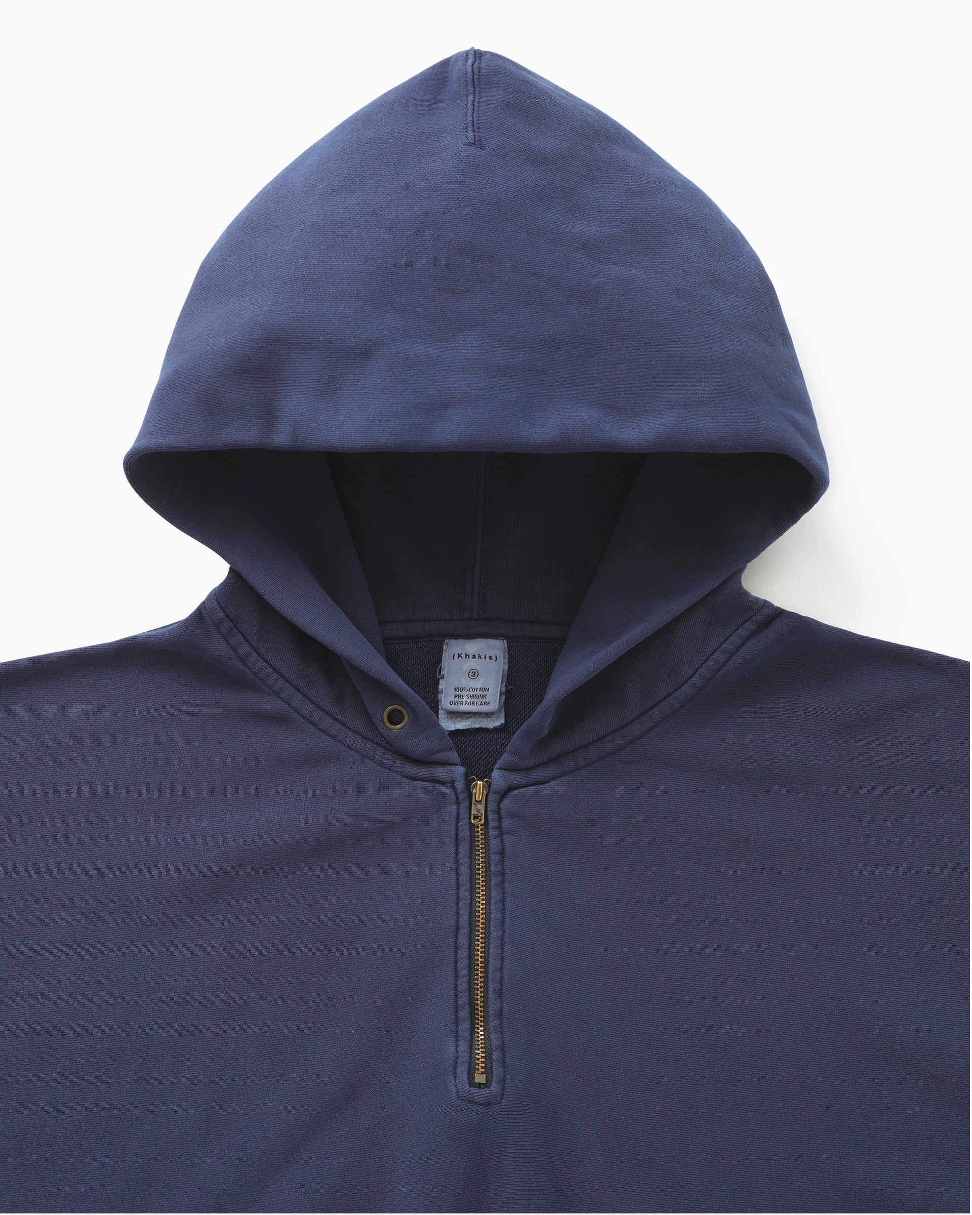 Khakis - O.D Easy Zip Hoodie Indigo (Blue) product image 2 | TRAB K-Fashion Australia