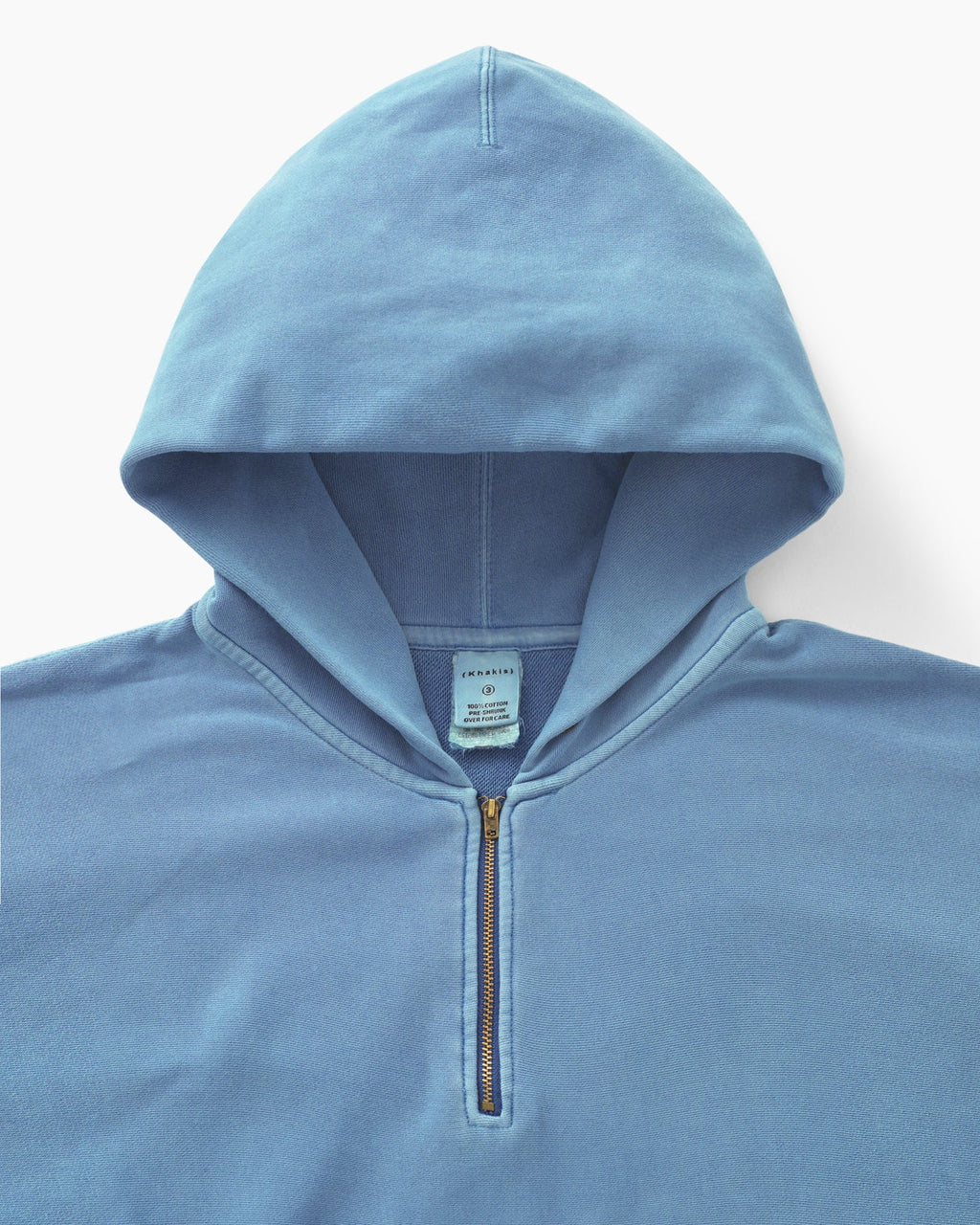 Khakis - O.D Easy Zip Hoodie (Light Blue) product image 2 | TRAB K-Fashion Australia