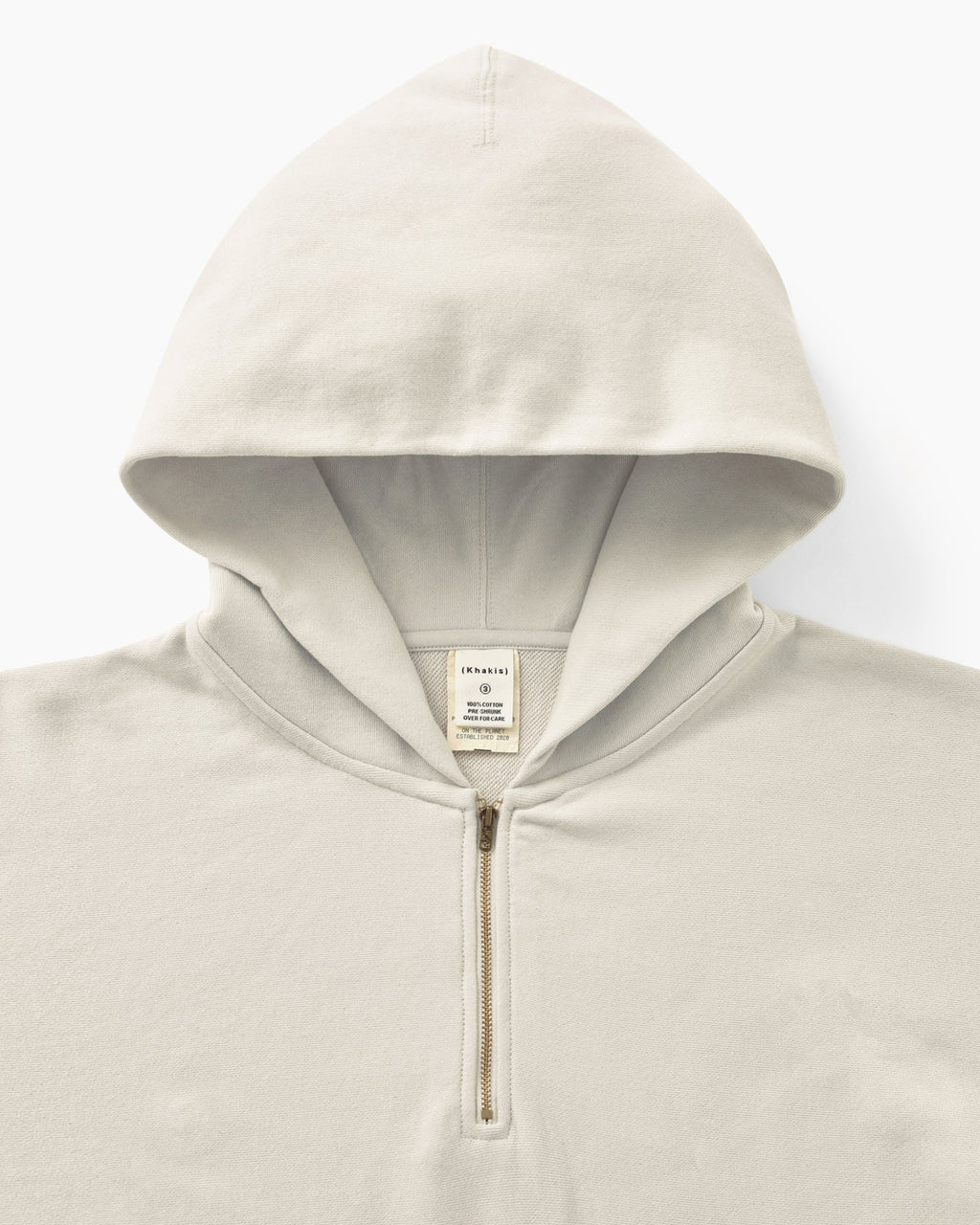 Khakis - O.D Easy Zip Hoodie Natural product image 2 | TRAB K-Fashion Australia