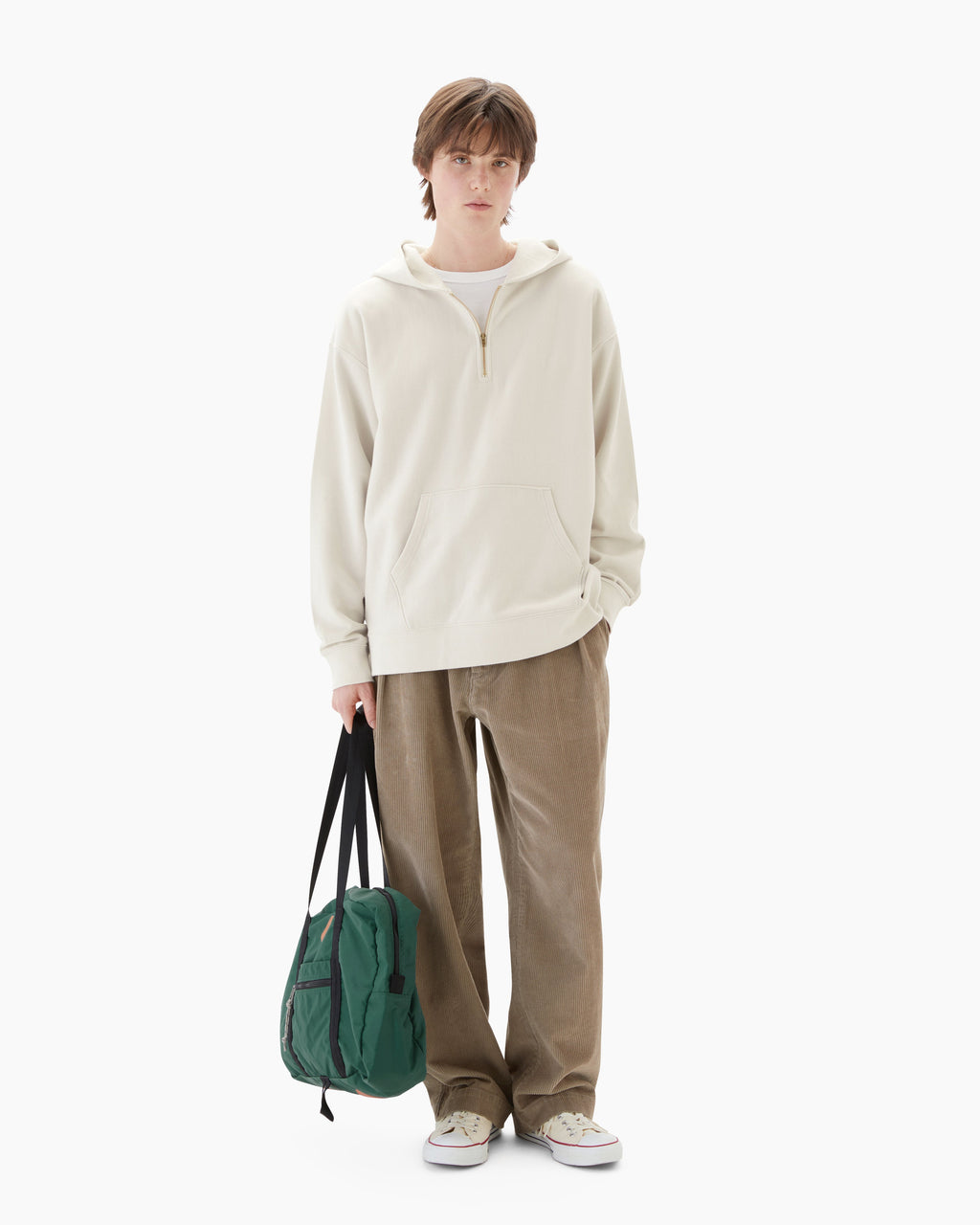 Khakis - O.D Easy Zip Hoodie (Natural) product image 5 | TRAB K-Fashion Australia