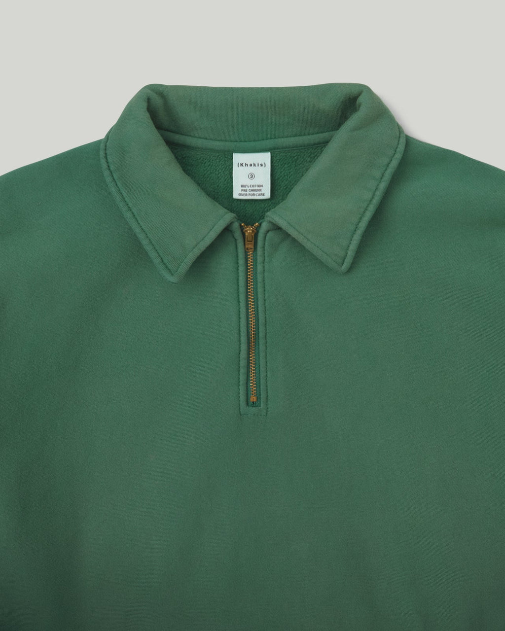 Khakis - O.D Quarter Zip Pullover (Forest) product image 2 | TRAB K-Fashion Australia