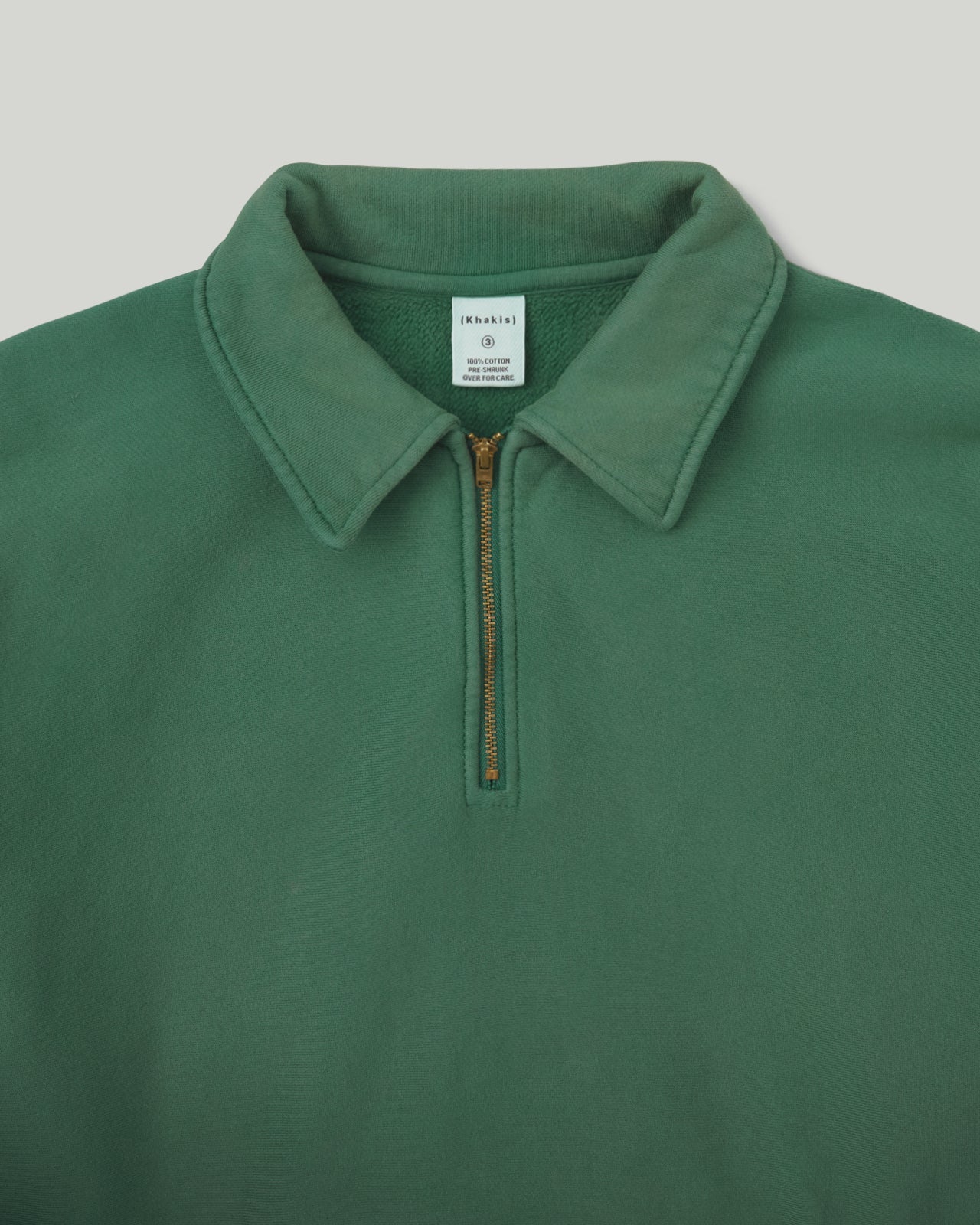 Khakis - O.D Quarter Zip Pullover (Forest) product image 2 | TRAB K-Fashion Australia