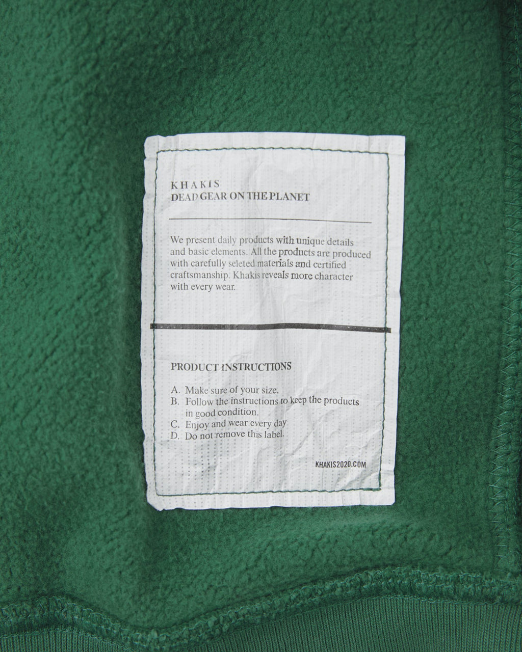 Khakis - O.D Quarter Zip Pullover (Forest) product image 4 | TRAB K-Fashion Australia