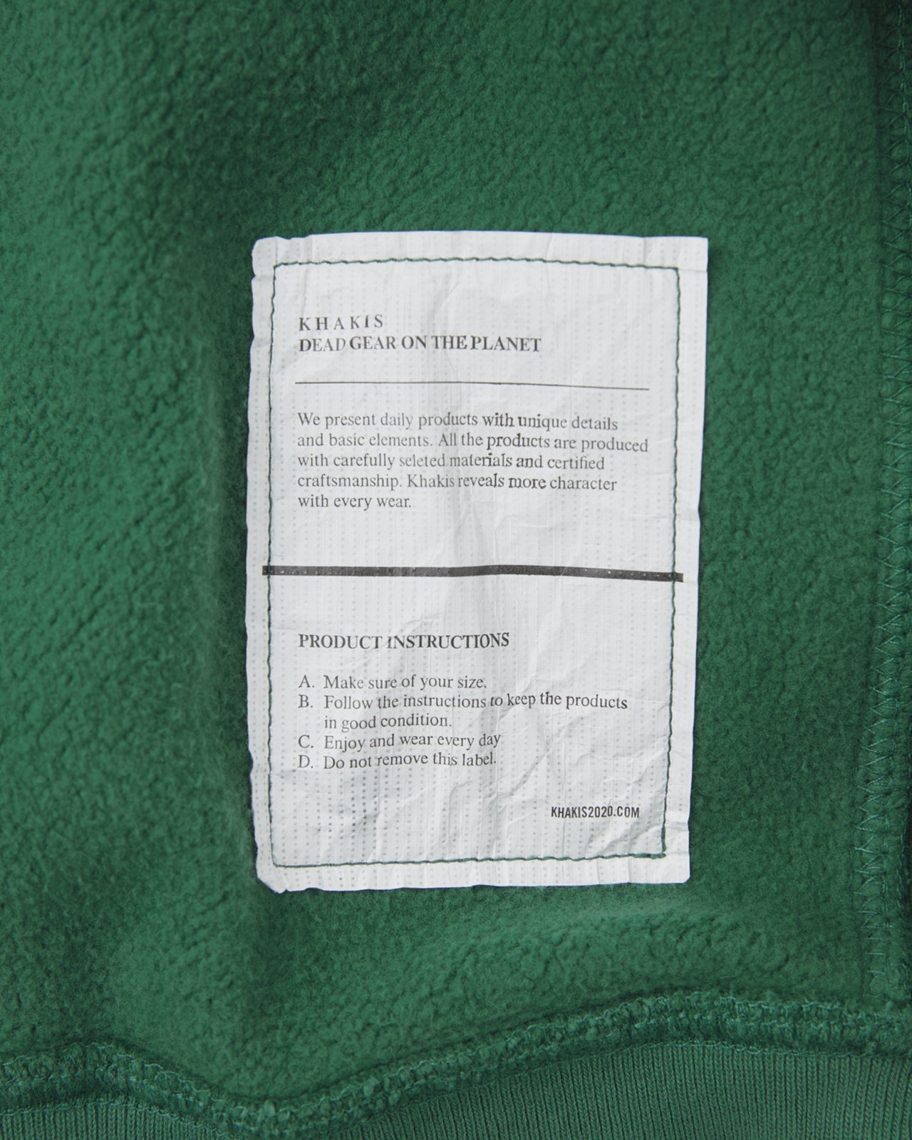 Khakis - O.D Quarter Zip Pullover (Forest) product image 4 | TRAB K-Fashion Australia