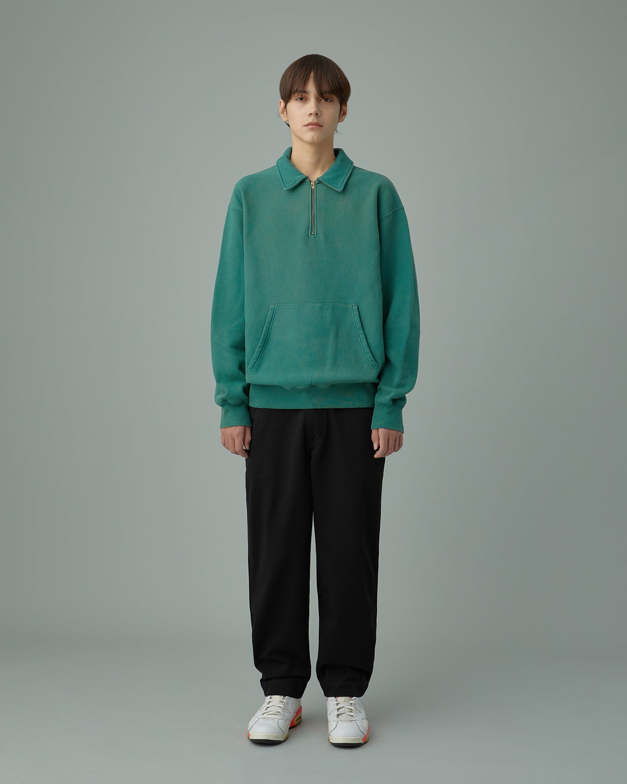 Khakis - O.D Quarter Zip Pullover (Forest) product image 6 | TRAB K-Fashion Australia