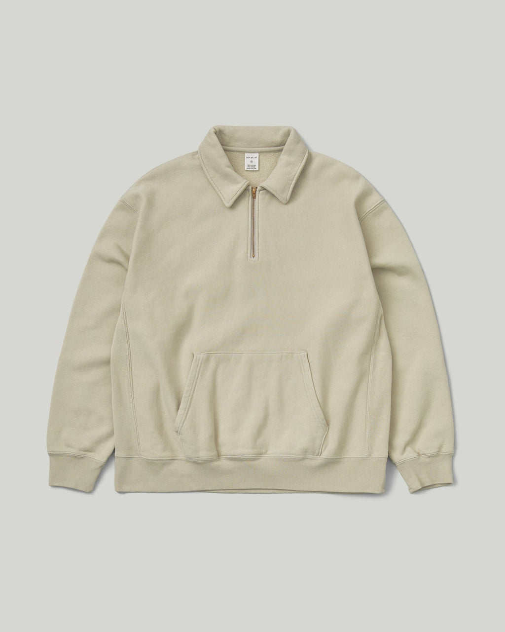 Khakis - O.D Quarter Zip Pullover (Stone) product image 1 | TRAB K-Fashion Australia
