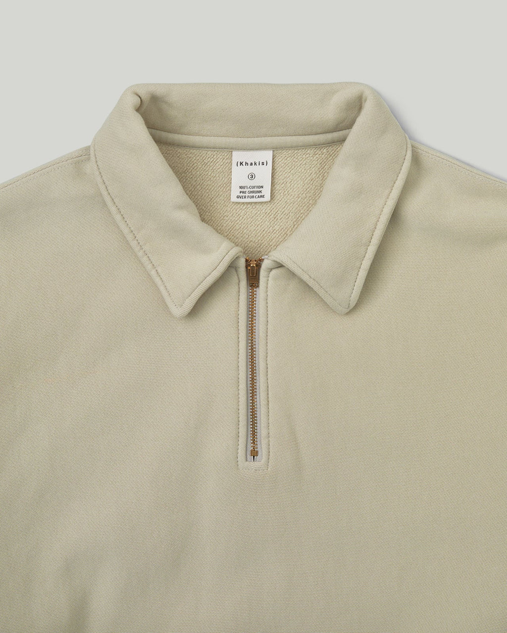 Khakis - O.D Quarter Zip Pullover (Stone) product image 2 | TRAB K-Fashion Australia