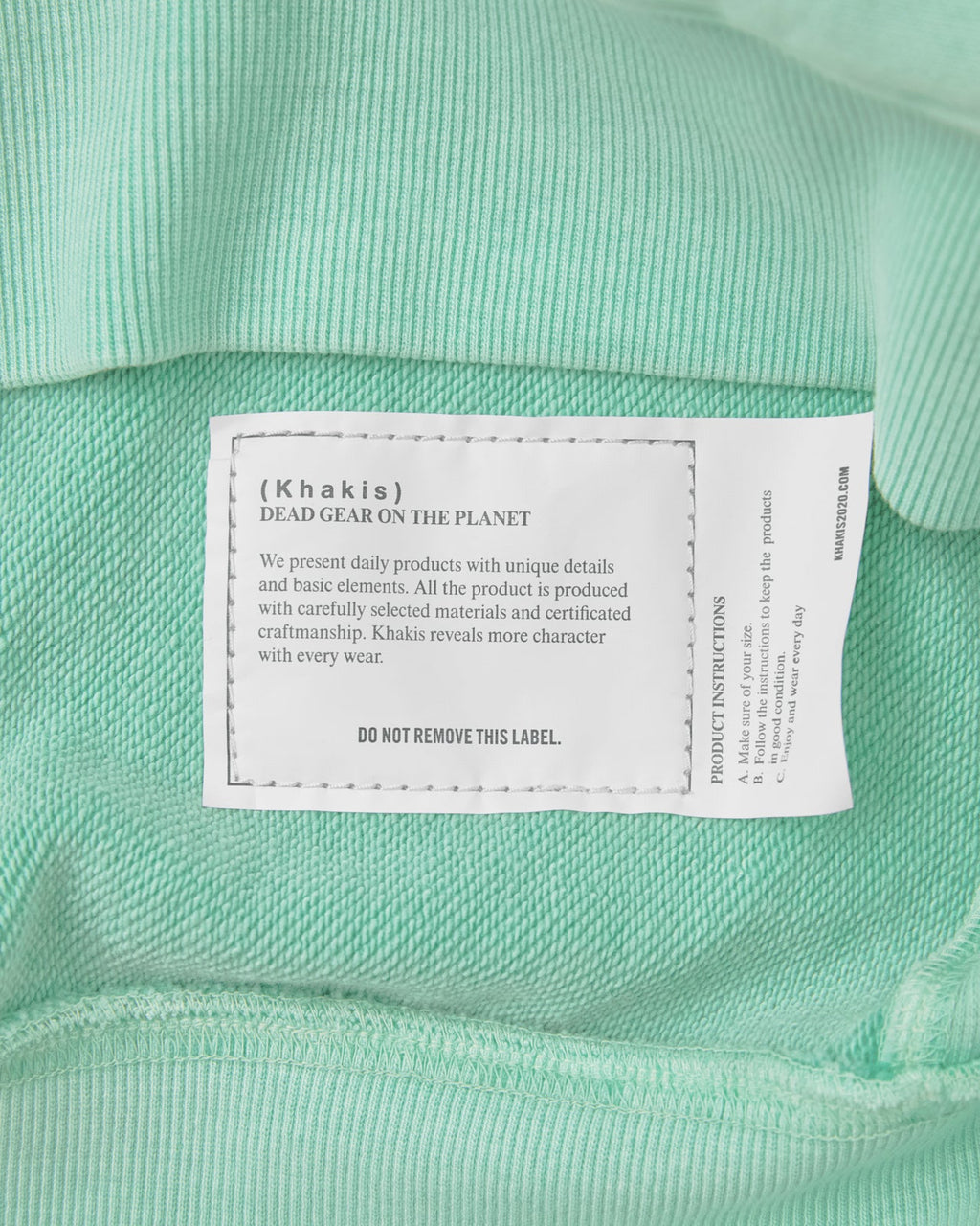 Khakis - Overdyed Crewneck (Green) product image 4 | TRAB K-Fashion Australia