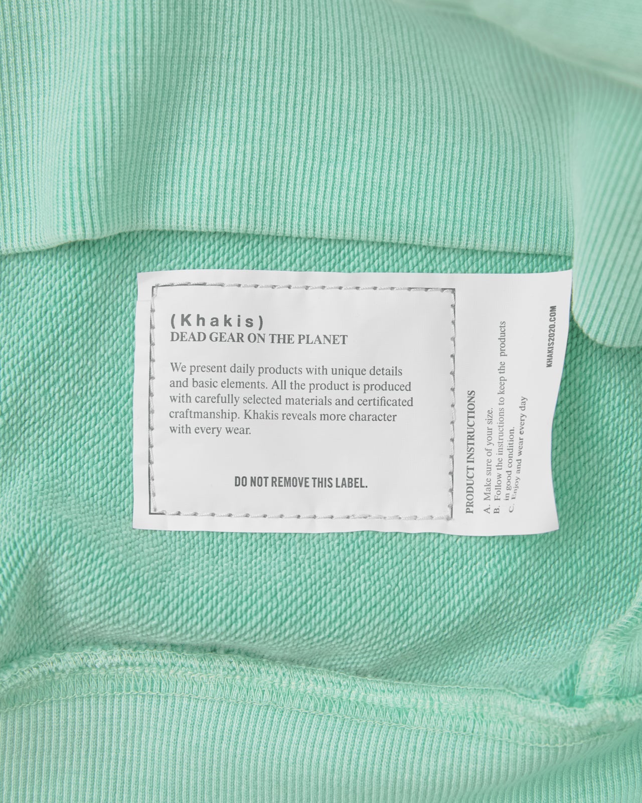 Khakis - Overdyed Crewneck (Green) product image 4 | TRAB K-Fashion Australia